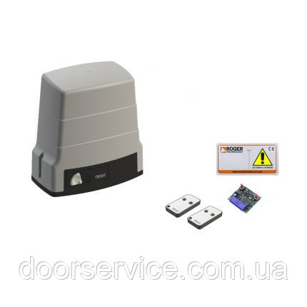 KIT H30/640 Комплект для відкатних воріт масою до 600 кг з механічними кінцевиками Roger Technology, фото 1