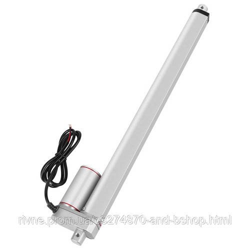 Лінійний привід Актуатор штоковий 800мм 100Н 60мм/с HY01-12-A5-955-800, фото 1