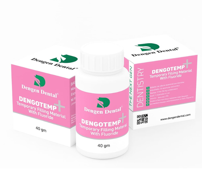 Dengotemp Plus, Тимчасовий пломбувальний матеріал з фтором 40 г (Dengen Dental), фото 1