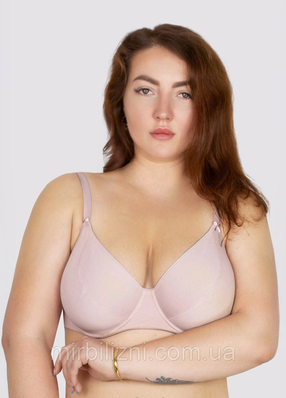 Бюстгальтер Acousma пудровий, арт.6577 (м'яка чашка, на кісточках)