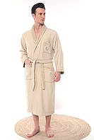 Мужской халат Maison D'or Quatro Beige Бежевый M