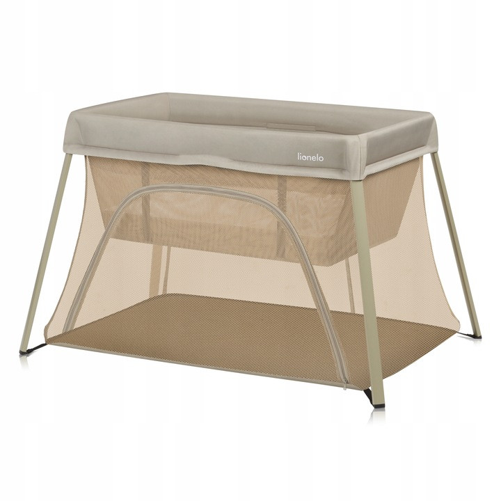 Ліжечко-манеж Lionelo ALICE BEIGE OLIVE, фото 1