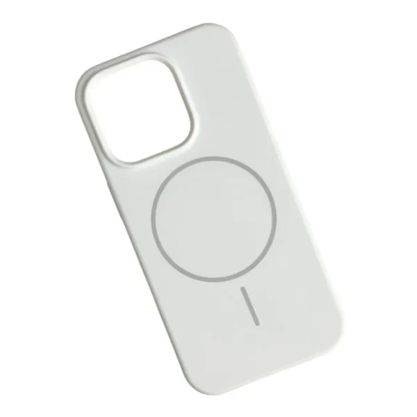 Чохол-накладка Infinity Silicone Case Luxury MagSafe для Apple iPhone 15 Pro Max White, фото 1