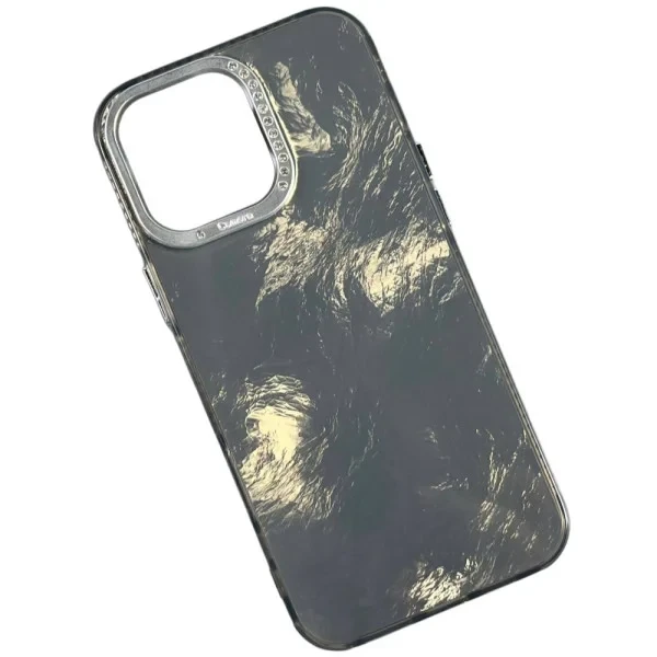 Чохол-накладка Infinity Silicone Shiny Mountain для Apple iPhone 16 Pro Black Gray, фото 1