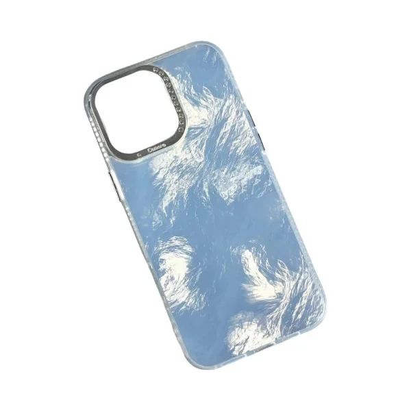 Чохол-накладка Infinity Silicone Shiny Mountain для Apple iPhone 16 Pro White, фото 1