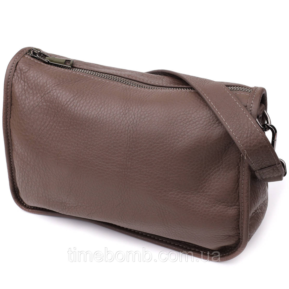 Жіноча сумка на плече із натуральної шкіри Vintage 23003 Коричневий
