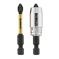 Набір біт DeWALT IMPACT TORSION, ударних, Ph2, L=50 мм, 2 шт.+магнітний тримач (DT70536T)