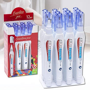 Коректор-ручка 5 мл "Ellott" ET820 Упаковка 12 шт.