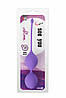 Вагінальні кульки зі зміщеним центром ваги DreamToys See You In Bloom фіолетові, фото 2