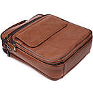 Чоловіча сумка з ручкою для перенесення в руці з натуральної шкіри Vintage 23025 Світло-коричневий, фото 5