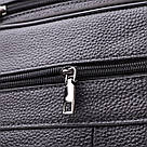Сумка чоловіча з ручкою для перенесення в руці з натуральної шкіри Vintage 23029 Чорний, фото 6