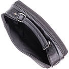 Сумка чоловіча з ручкою для перенесення в руці з натуральної шкіри Vintage 23029 Чорний, фото 7