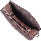 Сумка чоловіча з ручкою для перенесення в руці з натуральної шкіри Vintage 23030 Коричневий, фото 7
