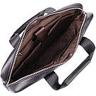 Діловий портфель для чоловіків із натуральної шкіри Vintage 23039 Чорний, фото 7