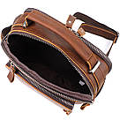 Чоловіча ділова сумка з ручкою для перенесення в руці з натуральної шкіри Vintage 23033 Коричневий, фото 7