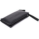Чоловічий клатч із натуральної шкіри Vintage 23035 Чорний, фото 5