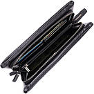 Чоловічий клатч із натуральної шкіри Vintage 23035 Чорний, фото 9