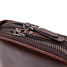 Чоловічий клатч із натуральної шкіри Vintage 23064 Коричневий, фото 5