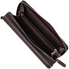 Чоловічий клатч із натуральної шкіри Vintage 23064 Коричневий, фото 6