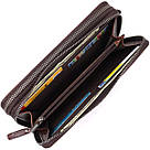 Чоловічий клатч із натуральної шкіри Vintage 23064 Коричневий, фото 7