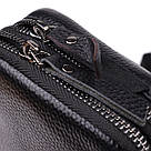 Сумка-слінг для чоловіків з натуральної шкіри Vintage 22955 Чорний, фото 6