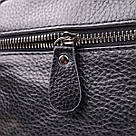 Чоловічі сумки на плече з натуральної шкіри Vintage 23020 Чорний, фото 6