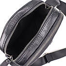 Чоловічі сумки на плече з натуральної шкіри Vintage 23020 Чорний, фото 7