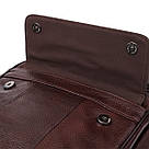 Чоловіча сумка з ручкою для перенесення в руці з натуральної шкіри Vintage 23024 Коричневий, фото 7