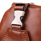 Чоловіча сумка через плече з натуральної шкіри Vintage 23049 Рудий, фото 6