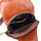 Чоловіча сумка через плече з натуральної шкіри Vintage 23049 Рудий, фото 7