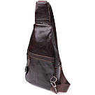 Сумка через плече з натуральної шкіри Vintage 23050 Коричневий, фото 2