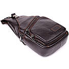 Сумка через плече з натуральної шкіри Vintage 23050 Коричневий, фото 6