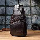 Сумка через плече з натуральної шкіри Vintage 23050 Коричневий, фото 9