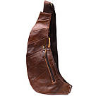 Чоловіча сумка через плече Vintage 22959 Коричневий, фото 2