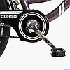 Велосипед міський Corso «Insider» 26`` SD-26256 одношвидкісний, сталева рама 16.5``, багажник, фото 4