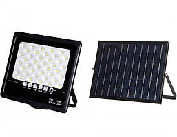 Led прожектор на сонячній батареї 50Вт 6500K IP65 550Лм з пультом