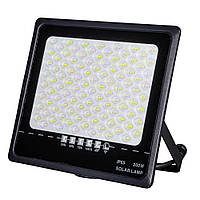 Лед прожектор на сонячній батареї 200Вт 6500K IP65 1650Лм з пультом