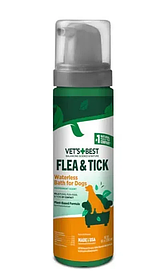Незмивна піна Vet's Best Flea & Tick Waterless Dog Bath від бліх та кліщів собак, 236 мл