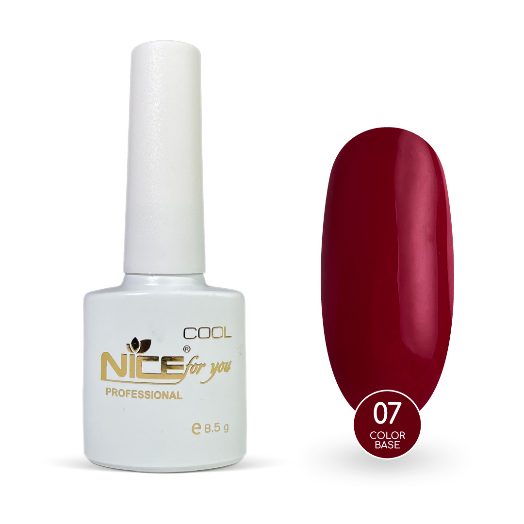 Кольорова база Nice for you Color base №007 Сангрія 8.5 г, фото 1