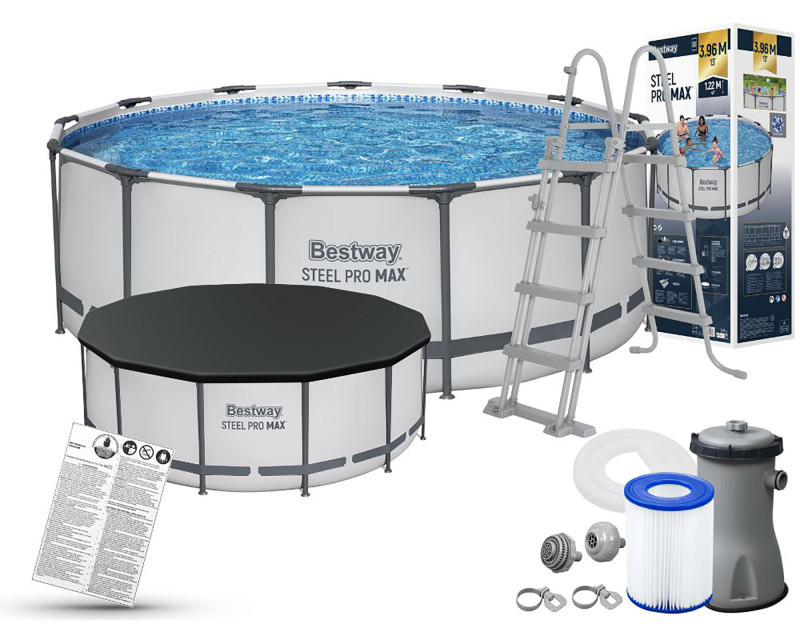 Каркасний садовий басейн 396 х 122 см Bestway 5618W, фото 1