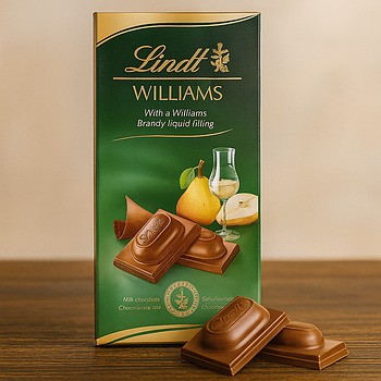 Шоколадка Lindt 😍 з грушею 100 гр. Швейцарія