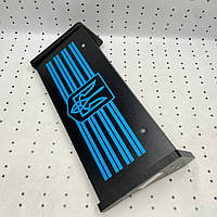 Полка приборної панелі МТЗ МК металічна вузька панель (синя)