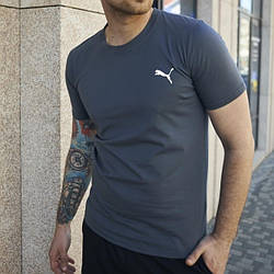 Чоловіча спортивна футболка Puma Graphite Пума сіра