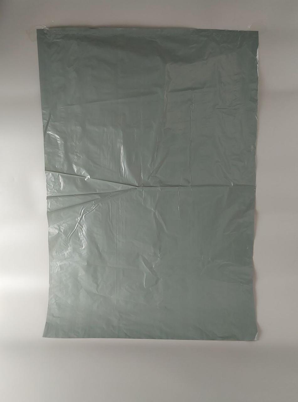 Мішок поліетиленовий сірий р 100х63 високого тиску (низької щільності) LD, LLD («гладкий»). (50 шт.), фото 1