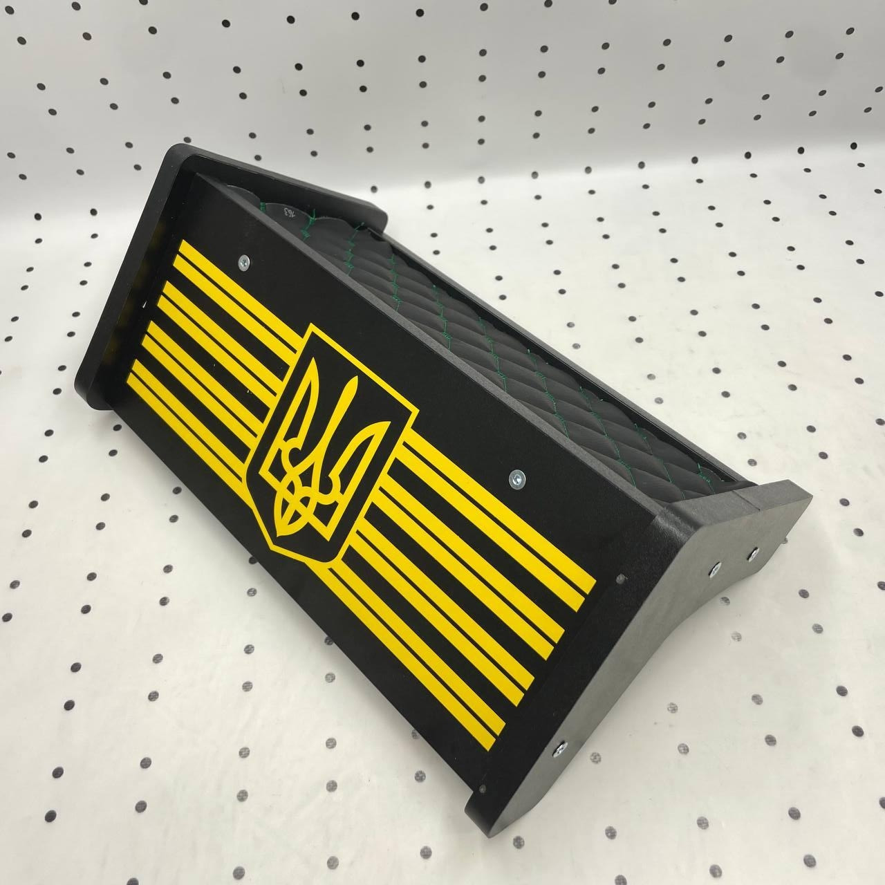 Полка приборной панели МТЗ УК 1998-2017 квадратная широкая панель (зелена), фото 1