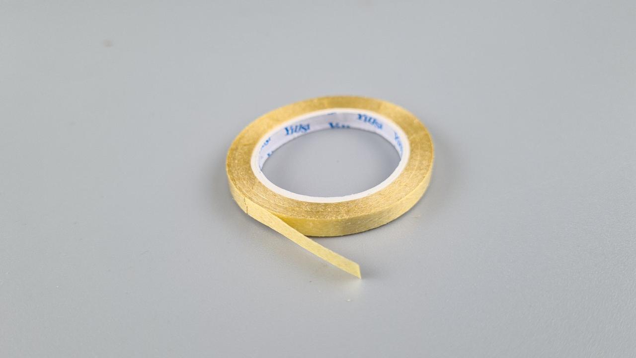 Стрічка для повітряних куль і подарунків 0.5 см х 5 метрів золота (1 пачка), фото 1