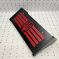 Полка приборної панелі МТЗ МК металічна вузька панель (червона)