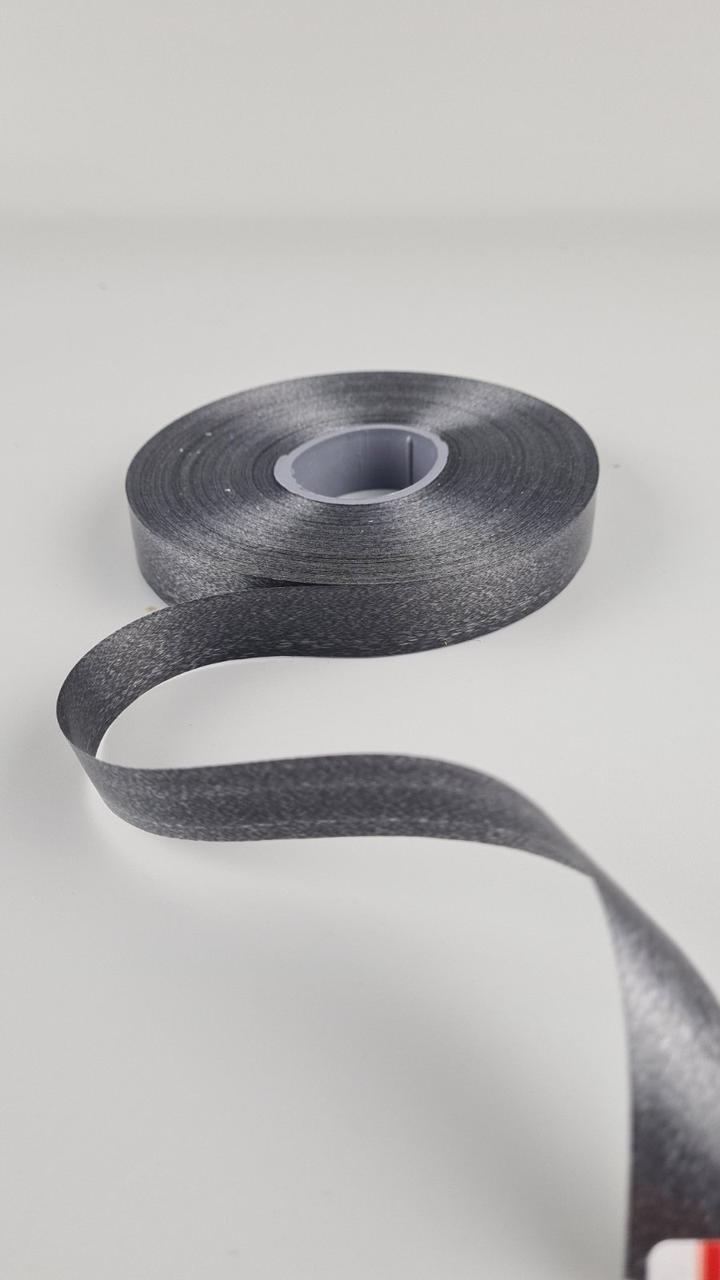 Стрічка для повітряних куль і подарунків 2 см х 100 ярдів чорна (1 пачка), фото 1