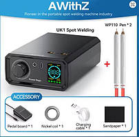 Точкове зварювання AWithZ UK1 9000W акумуляторне 0.1-0.3 мм