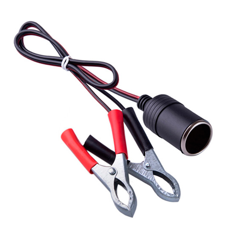 Додаткове гніздо прикурювача з крокодилами 12-24 В, фото 1